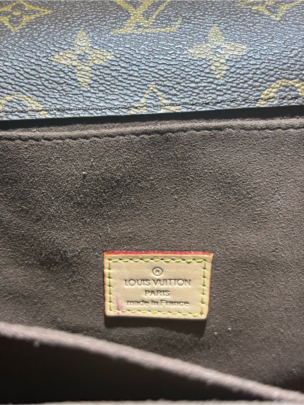 Louis Vuitton Monogram Shoulder Bag - Brown with Gold Hardware - Picture 6 of 11